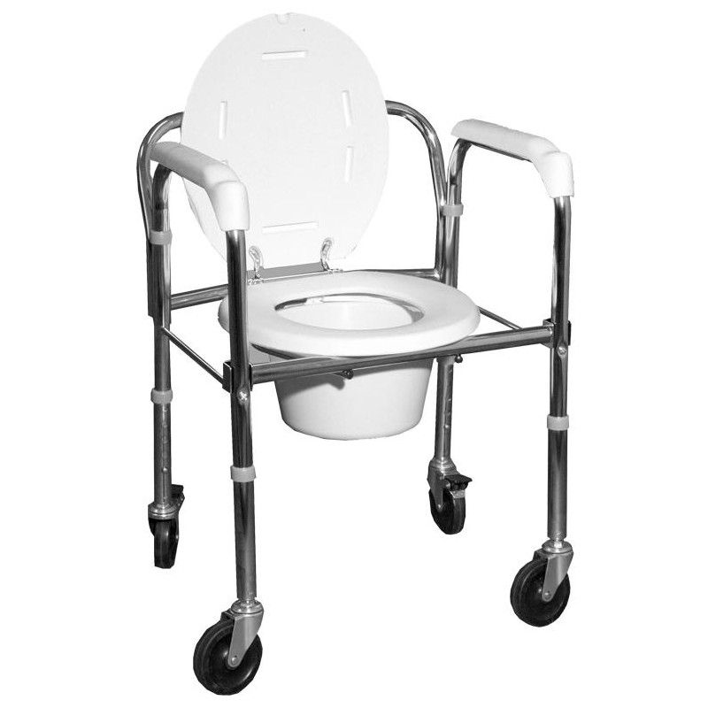Καρέκλα τουαλέτα με ρόδες ac-522wb -Βοηθήματα μπάνιου τουαλέτας