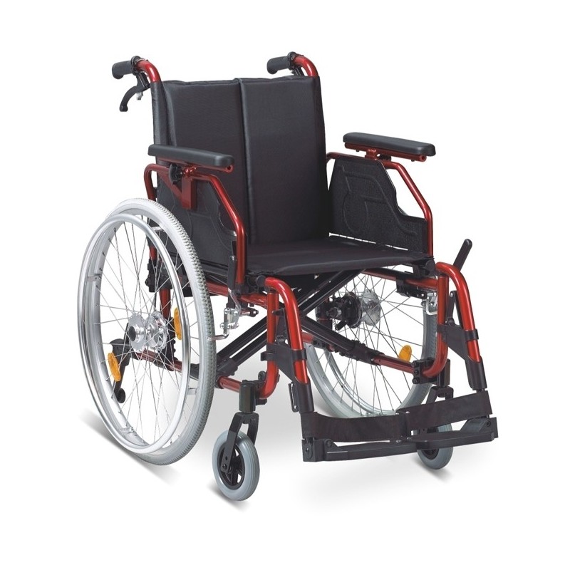Αμαξίδιο αναπηρικό πτυσσόμενο αλουμινίου deluxe -Αμαξίδια απλού τύπου