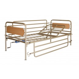 Κρεβάτι νοσοκομειακό μονόσπαστο μεταλλικό -Χειροκίνητα κρεβάτια