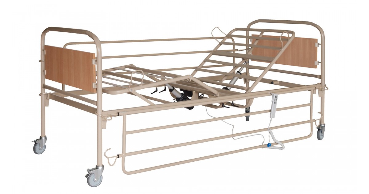 Κρεβάτι ημιηλεκτρικό μεταλλικό -Νοσοκομειακά κρεβάτια