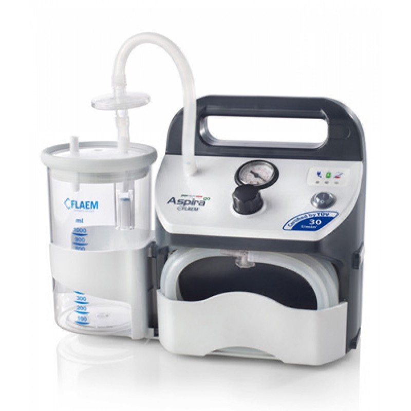 Συσκευή αναρρόφησης aspira go 30lt και με μπαταρία -Cpap - Bpap - Συσκευές αναρρόφησης