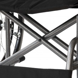 Αναπηρικό αμαξίδιο πτυσσόμενο βαρέως τύπου έως 140 κιλά -Αμαξίδια απλού τύπου