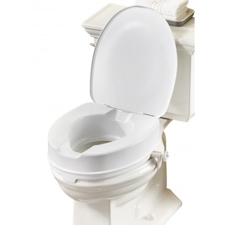Ανυψωτικό τουαλέτας με πλαινούς σφιχτήρες 10 εκ. -Βοηθήματα μπάνιου τουαλέτας