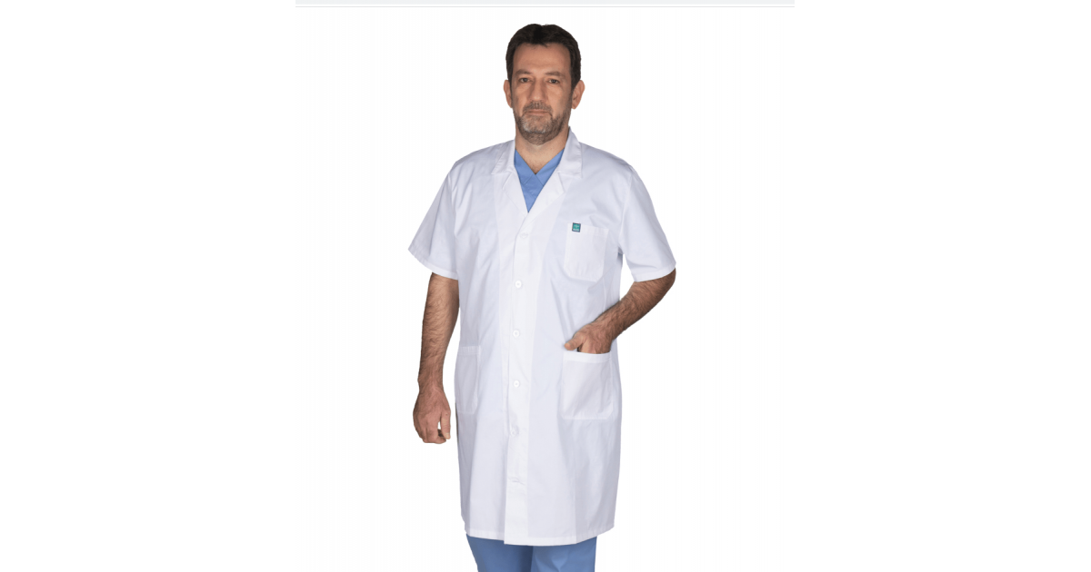 Ιατρική ποδιά αντρική κοντό μανίκι -αρχική