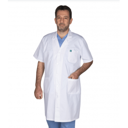 Ιατρική ποδιά αντρική κοντό μανίκι -αρχική